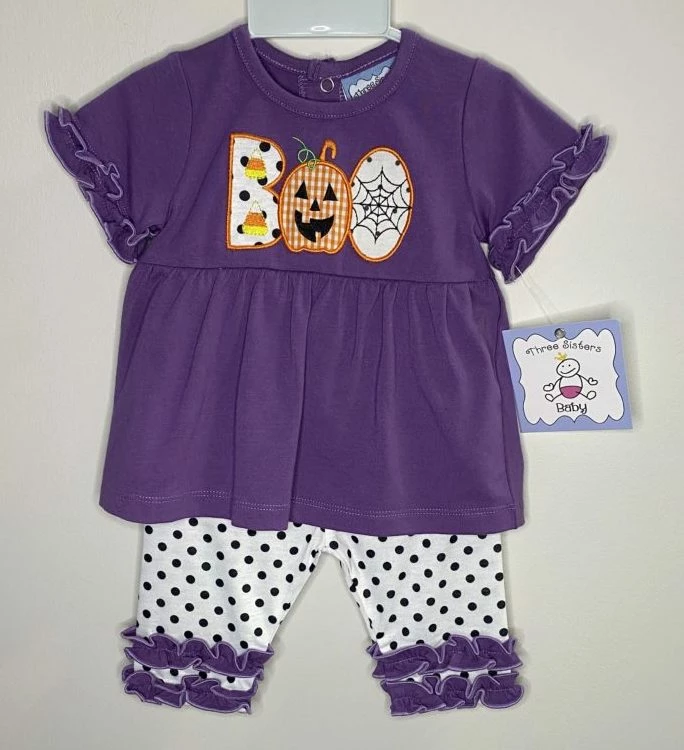 Best Pirce π₯ Baby Clothes Three Sisters Boo π§ Girls Pant Set π 3 Baby Clothes Three Sisters Boo Girls Pant Set