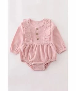 Honeydew Cord Ruffle Bubble