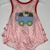 Three Sisters Strawberry Wagon Ruffle Bubble Baby Clothes