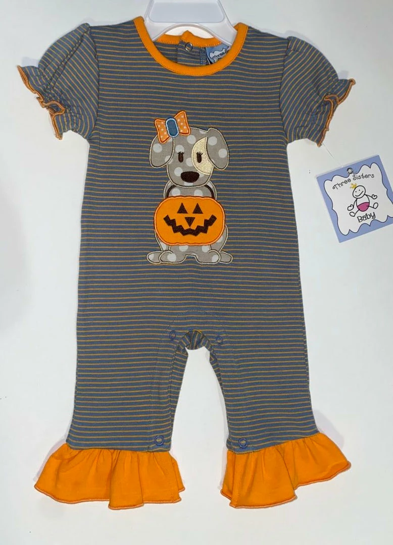 Top 10 π Three Sisters Puppy Pumpkin Ruffle Romper Baby Clothes 𧨠3 Three Sisters Puppy Pumpkin Ruffle Romper Baby Clothes