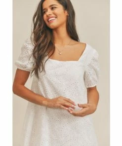 Sadie & Sage Mira Eyelet Tween Dress