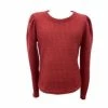 Paper Crane Burgundy Long Sleeve Top