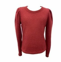 Paper Crane Burgundy Long Sleeve Top