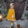 Serendipity Butterscotch Eyelet Dress Girls