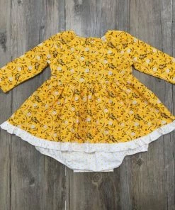 Girls Serendipity Butterscotch Bubble Dress