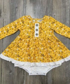 Girls Serendipity Butterscotch Bubble Dress