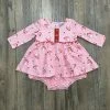 Serendipity Holly Santa Bubble Dress Baby Clothes