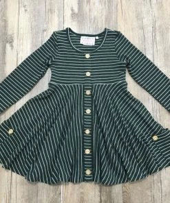 Serendipity Long Sleeve Ribbed Pocket Dress