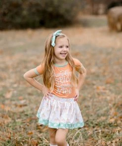 Girls Be Girl Clothing Flower Child Skirt Set