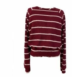 Paper Crane Red Stripe Top Tween