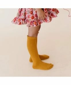 Little Stockings Company Lace Top Knee Sock Girls