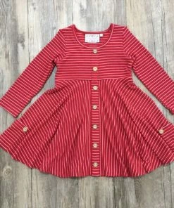 Serendipity Long Sleeve Ribbed Pocket Dress