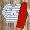 Natalie Grant Boys Santa Mug Pant Set