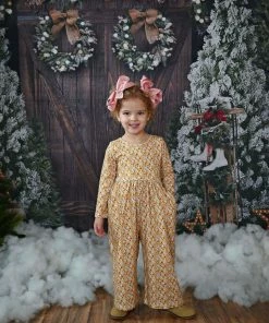 Girls Swoon Baby Boho Ditsy Floral Pocket Jumper