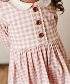 Swoon Baby Vintage Mauve Proper Bliss Dress Girls