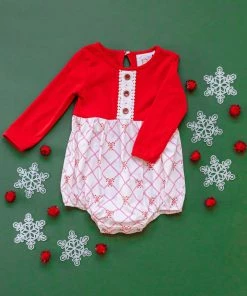 Swoon Baby Candy Cane Lane Bliss Bubble Baby Clothes