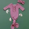 Baby Clothes Swoon Baby Bamboo Waffle Gown Set