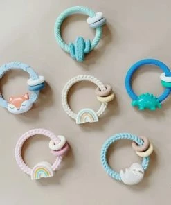 Itzy Ritzy Teething Rattle Boys