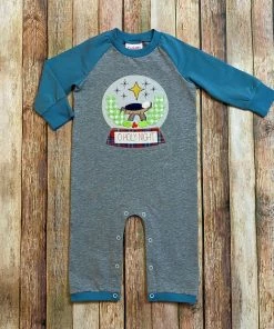 Natalie Grant Boys Snow Globe Romper