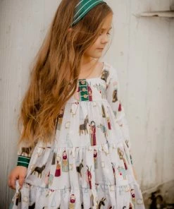 Girls Be Girl Clothing Starry Night Garden Twirler Dress