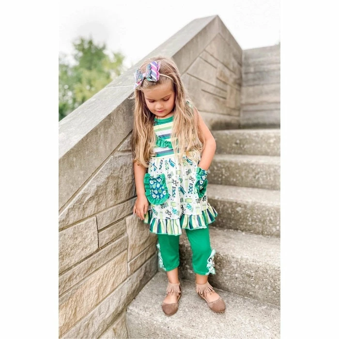 Buy π Stella Bean Back To School Green Pencil Tunic Set π 3 Stella Bean Back To School Green Pencil Tunic Set