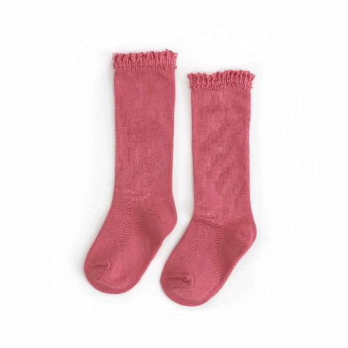 New π Little Stockings Company Lace Top Knee Sock π§ Girls π 8 Little Stockings Company Lace Top Knee Sock Girls