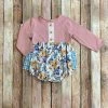Baby Clothes Natalie Grant Mauve Floral Print Bubble