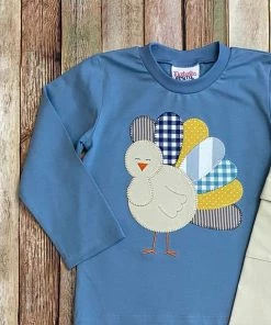 Natalie Grant Boys Blue Turkey T Shirt