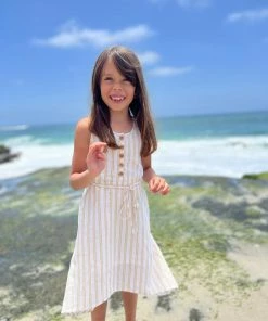 Vignette Avalon Stripe Dress Girls