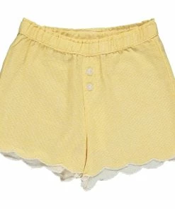 Vignette Beatrix Check Scalloped Short Girls
