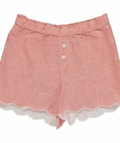 Vignette Beatrix Check Scalloped Short Girls