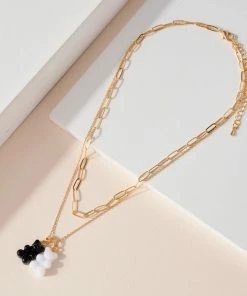Girls Avenue Z 2 Tone Gummy Charm Necklace