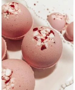 Mama Bear Organics Girls Mamabear Organics Candy Cane Bath Bomb