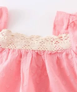 Honeydew Pink Lace Bubble