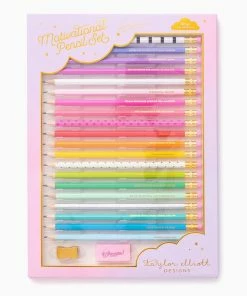 Girls Taylor Elliot Motivational Pencil Set