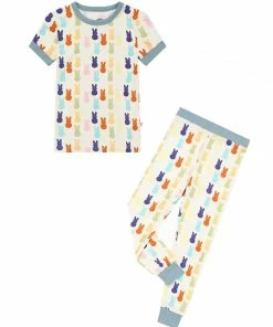 Girls Emerson & Friends Easter Peeps Bamboo Pj Set
