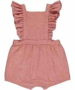 Vignette Emma Check Romper Girls