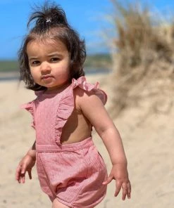 Vignette Emma Check Romper Girls