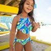 Girls Blueberry Bay Palmera Edge Two Piece Swimsuit