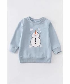 Honeydew Snowman Sweatshirt Girls