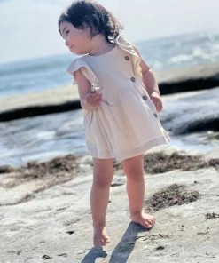 Girls Vignette Geo Dress & Bloomer Set