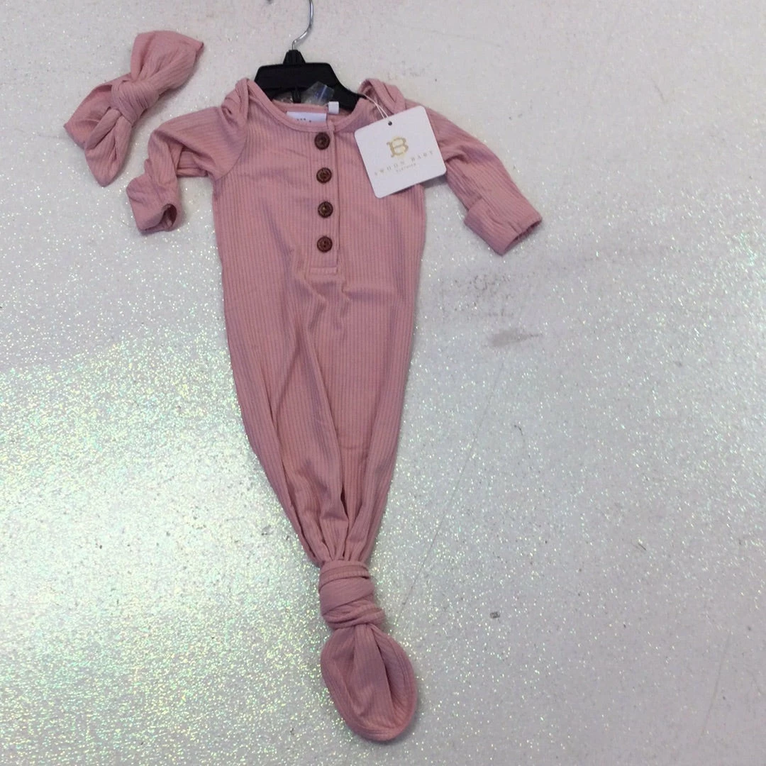 Brand new β¨ Baby Clothes Swoon Baby Bamboo Ribbed Knotted Gown π₯° 4 Baby Clothes Swoon Baby Bamboo Ribbed Knotted Gown