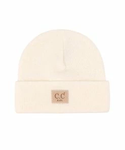 CC Baby Ribbed Suede Patch Hat