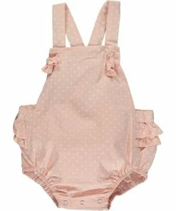 Baby Clothes Vignette Ivy Pink Dot Bubble