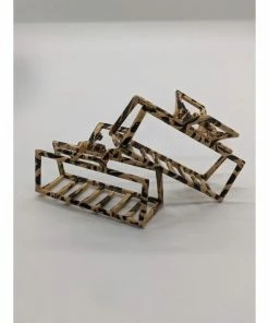 Tween Britt's Bows Metal Cheetah Hair Claw