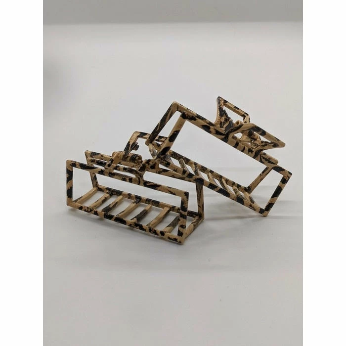 Flash Sale π Tween Britt's Bows Metal Cheetah Hair Claw π 3 Tween Britt's Bows Metal Cheetah Hair Claw