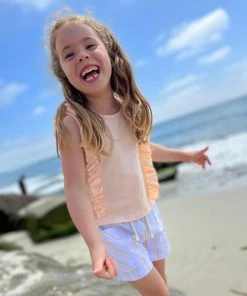 Vignette Pippin Ruffle Knit Tank Girls