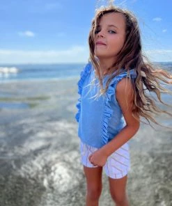 Vignette Pippin Ruffle Knit Tank Girls