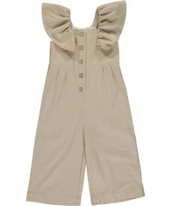 Vignette Rosie Tan Romper Girls