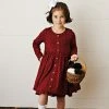 Swoon Baby Charming Crimson Prim Dottie Pocket Dress